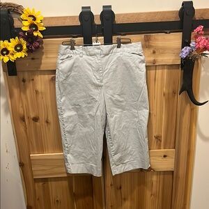 Talbots Light Gray Women's Bermuda Shorts